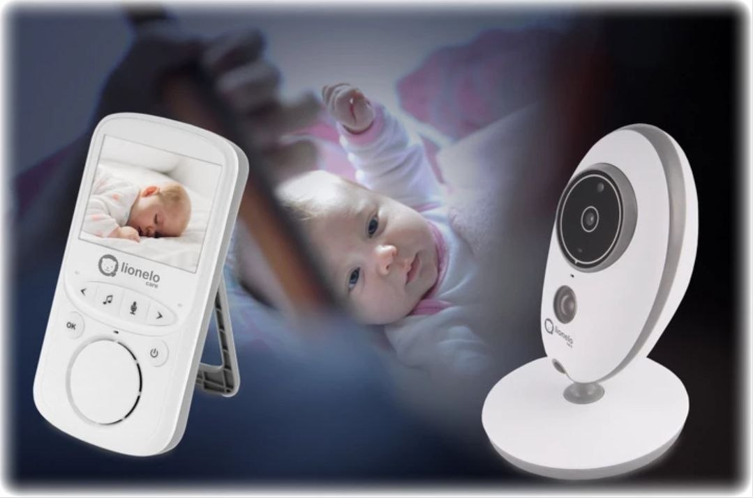 Babyphone vidéo babyline 7.1 de Lionelo sur allobébé